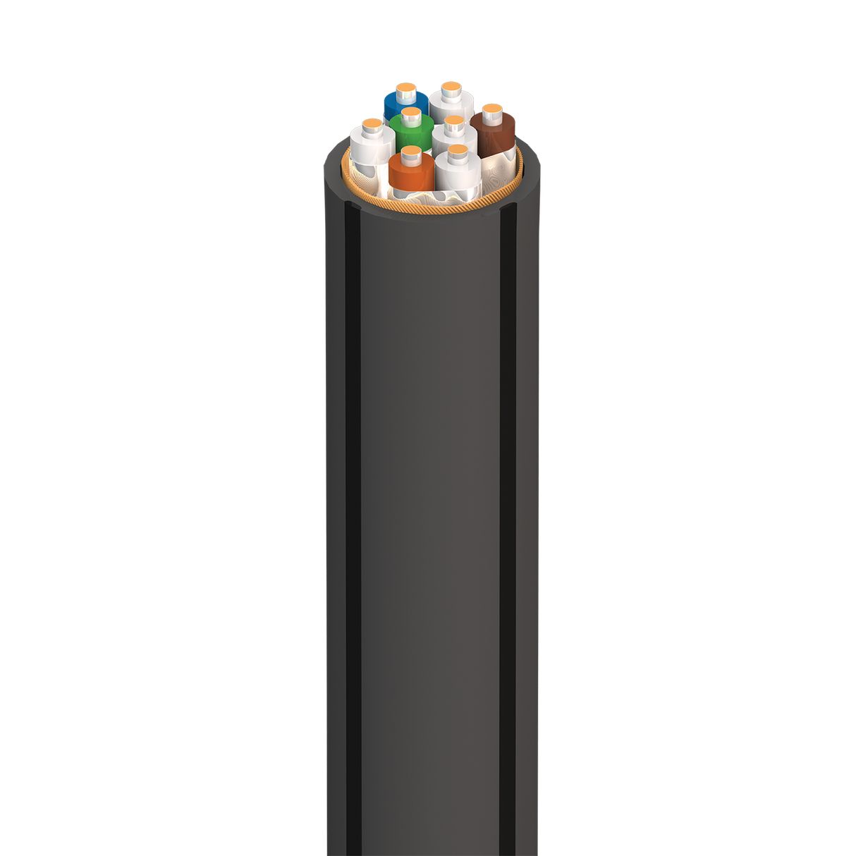 AudioQuest CAT 700 Carbon - CAT7CARG500 500 ft = 152 m Gray