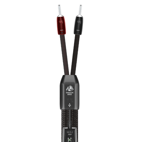 AudioQuest Dragon BASS - DRAGONBASS8BS 8 ft = 2.4 m Pair 2 x Bananas > 2 x Bananas