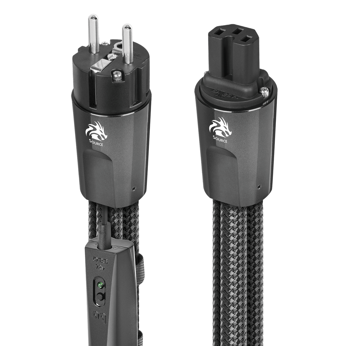AudioQuest Dragon Constant - Current (Source) - NRGDRAGSMEU01 1 m = 3 ft 3 in Schuko Plug > IEC - C15