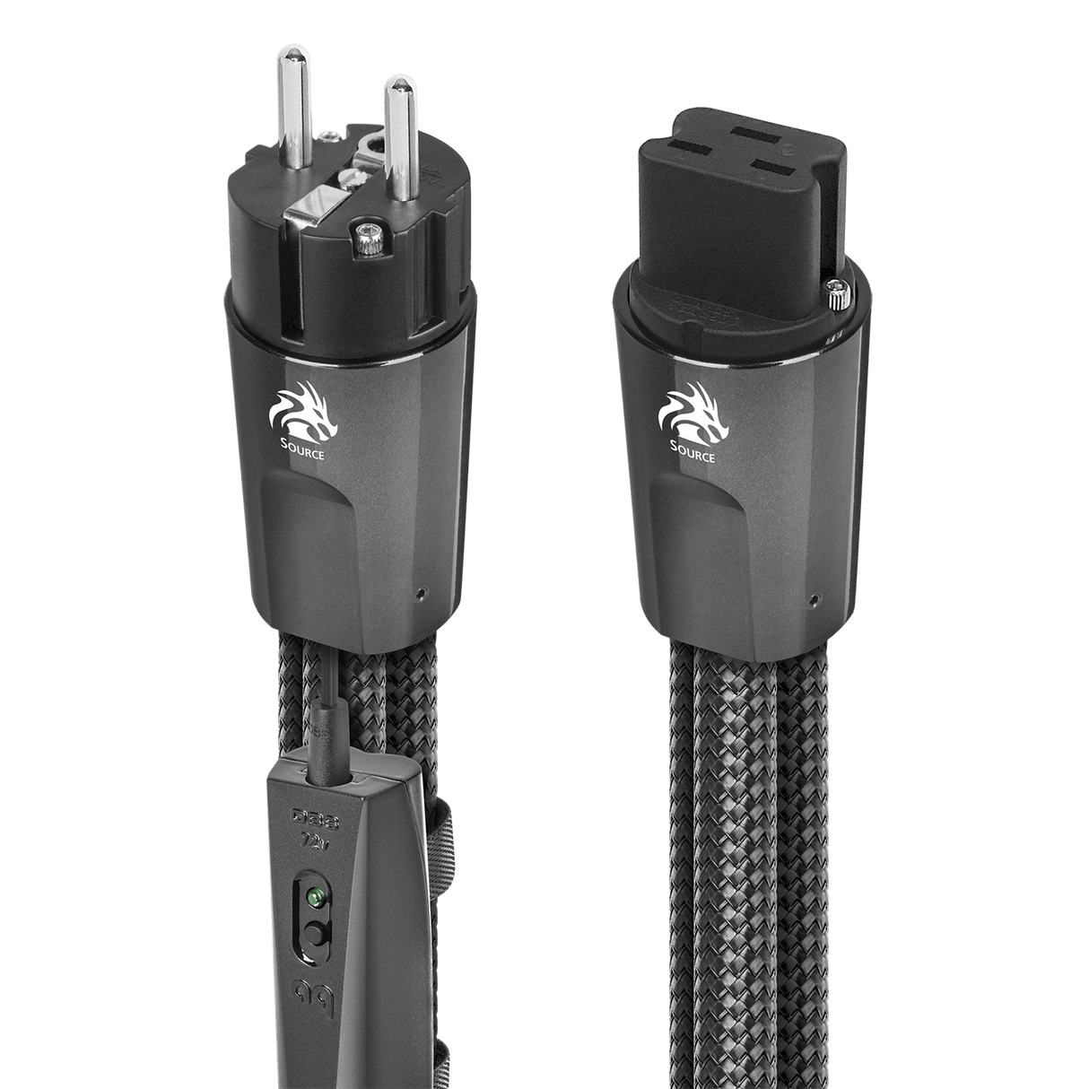 AudioQuest Dragon Constant - Current (Source) - NRGDRAGSMEU0120 1 m = 3 ft 3 in Schuko Plug > IEC - C19