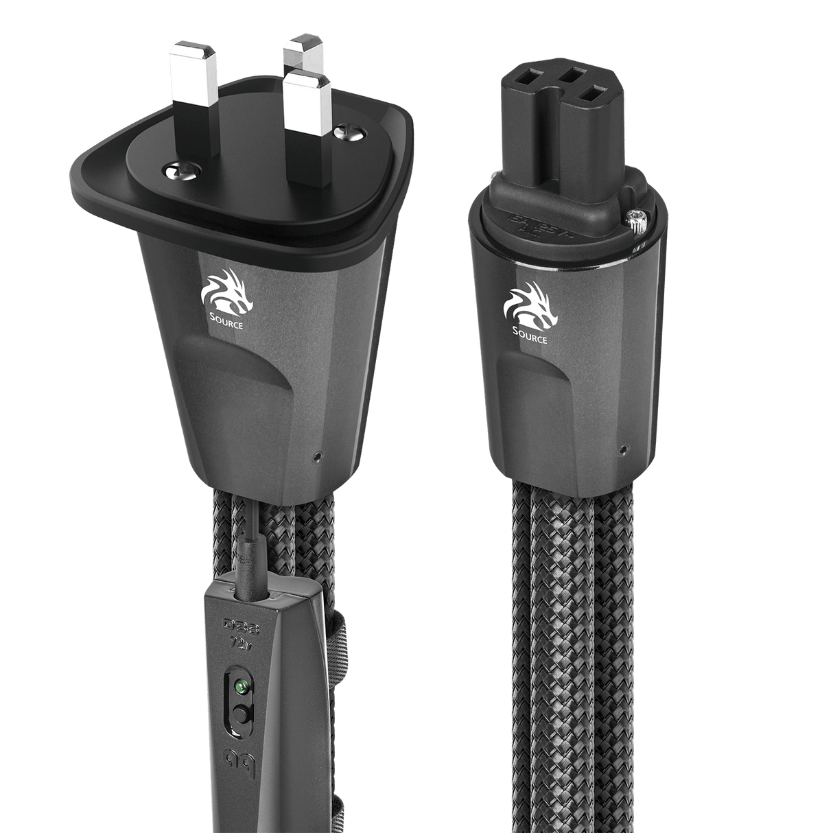 AudioQuest Dragon Constant - Current (Source) - NRGDRAGSMUK01 1 m = 3 ft 3 in UK Plug > IEC - C15