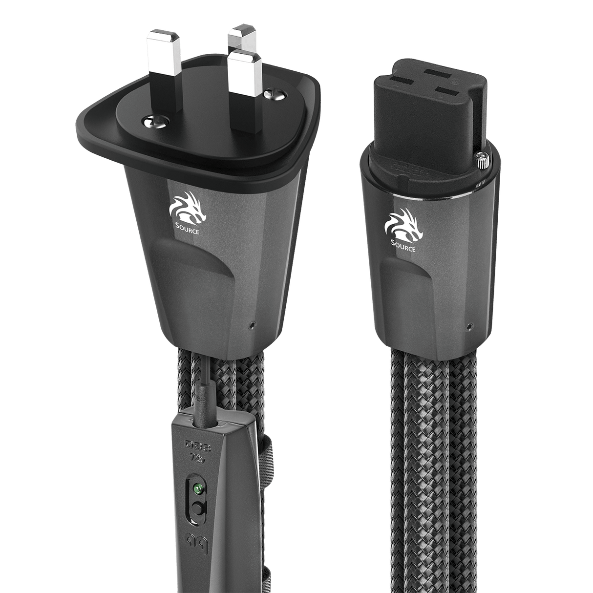 AudioQuest Dragon Constant - Current (Source) - NRGDRAGSMUK0120 1 m = 3 ft 3 in UK Plug > IEC - C19