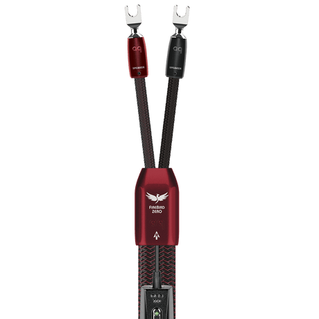 AudioQuest FireBird ZERO - FBIRDZERO8SU 8 ft = 2.4 m Pair 2 x U - Spades > 2 x U - Spades