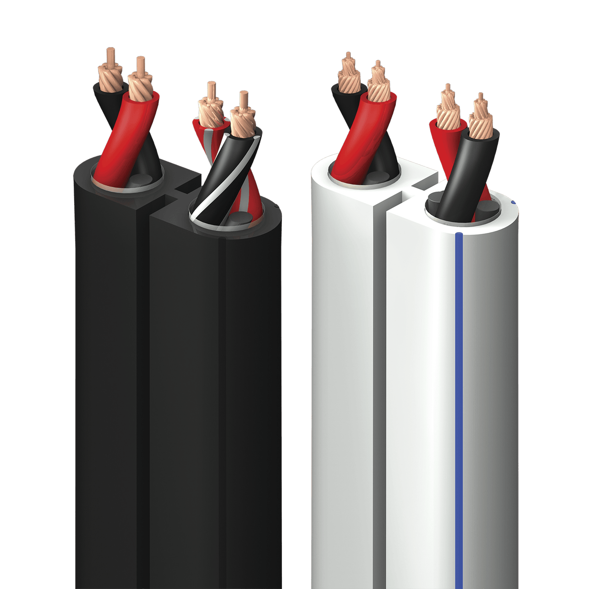 AudioQuest Rocket 22 - ROCK22164B 164 ft = 50 m Black PVC