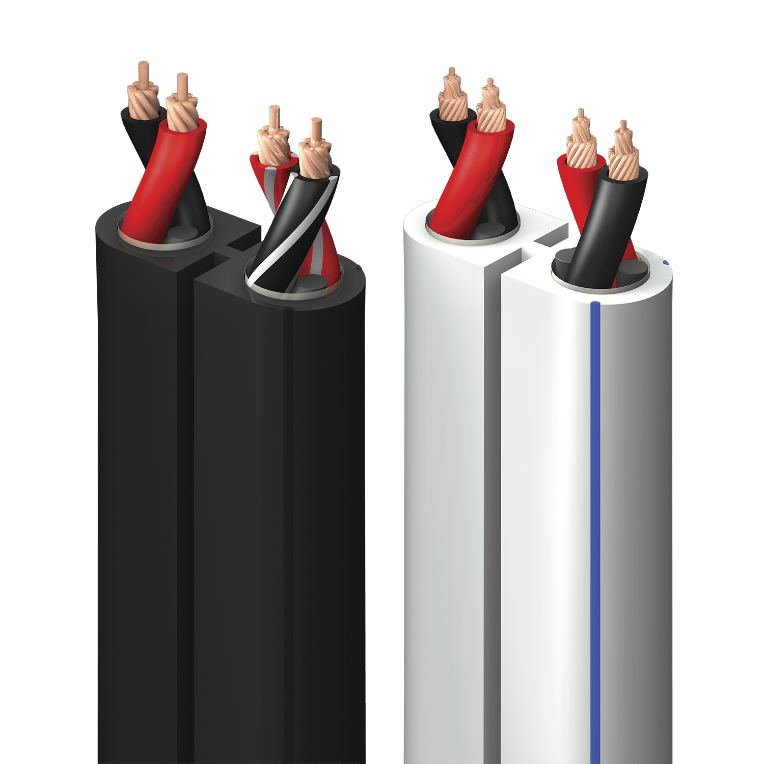 AudioQuest Rocket 22 - ROCK22164B 164 ft = 50 m Black PVC