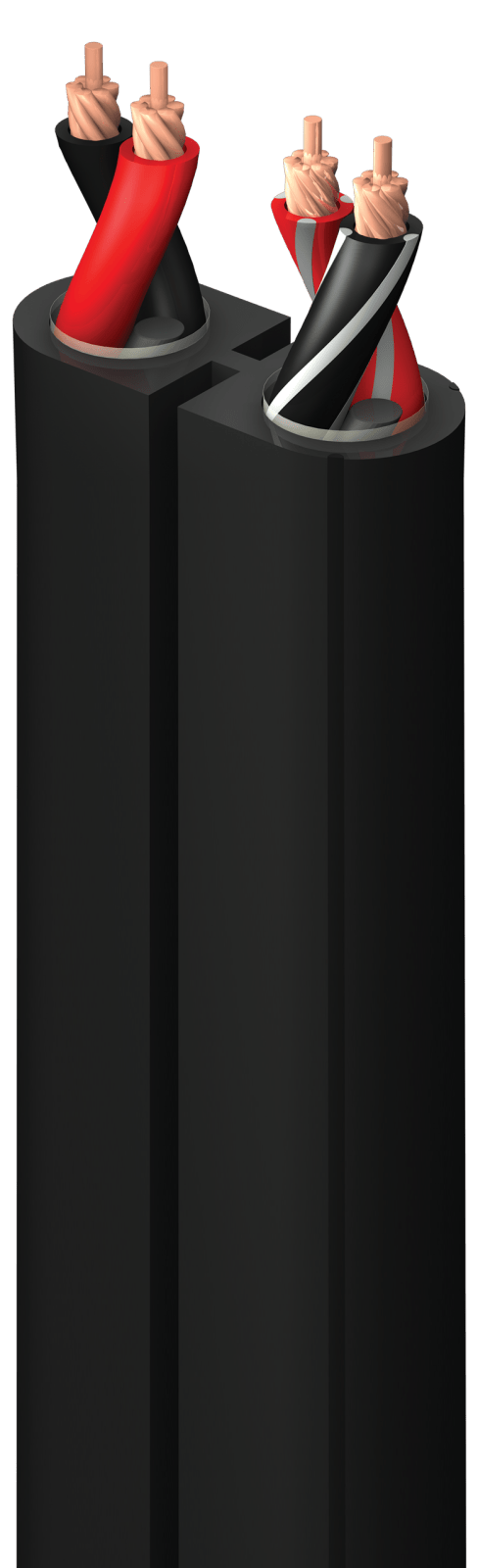 AudioQuest Rocket 22 - ROCK22164B 164 ft = 50 m Black PVC