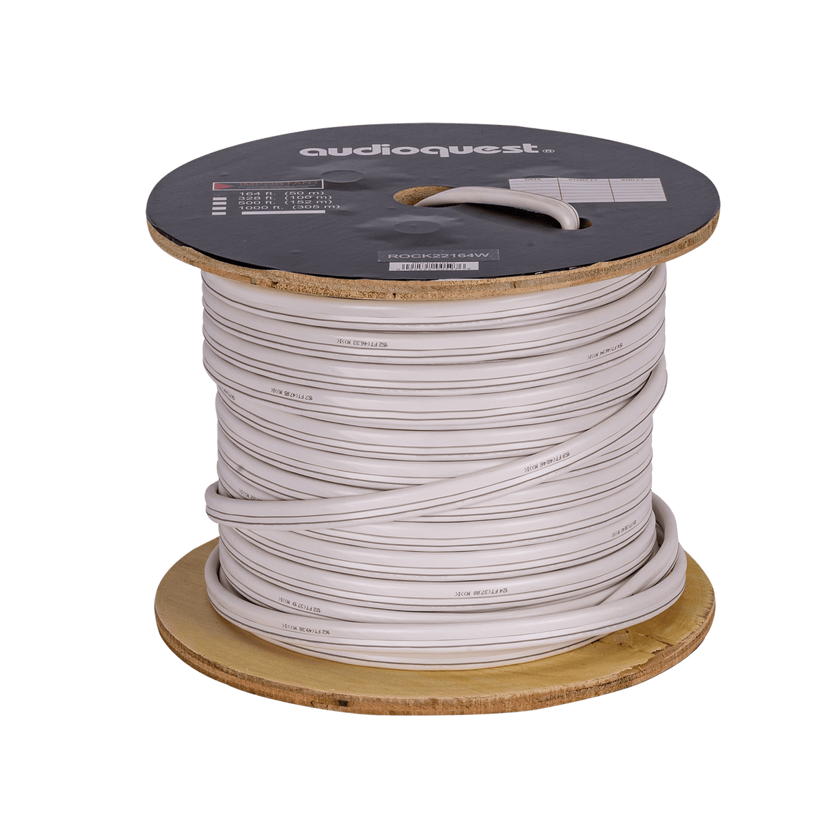 AudioQuest Rocket 22 - ROCK22164W 164 ft = 50 m White PVC