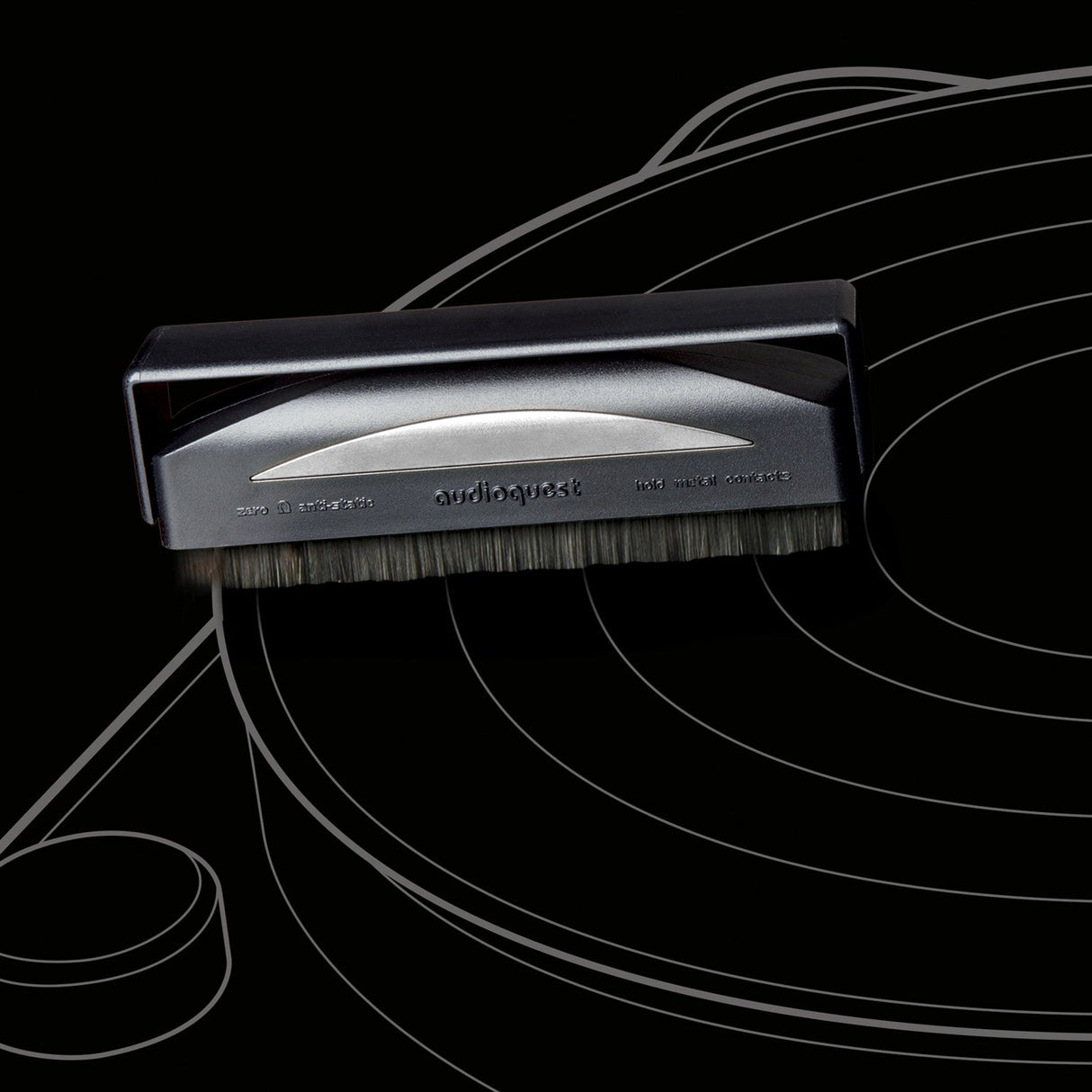 AudioQuest Silver Anti - Static Record Brush - AQSLVRRECBRUSH