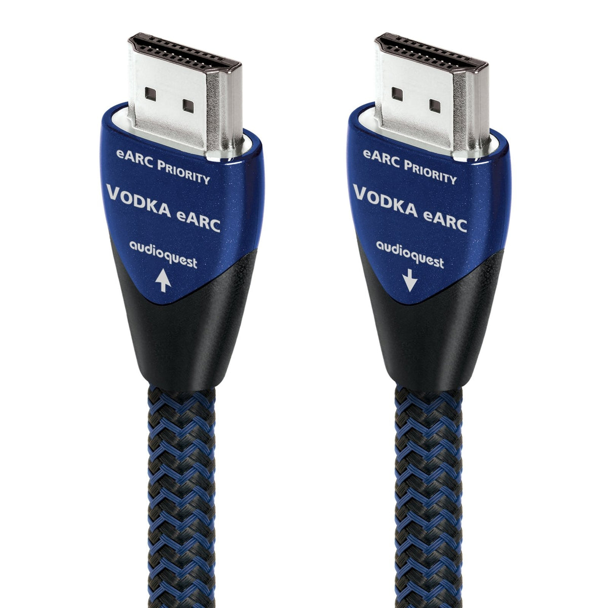AudioQuest Vodka eARC Priority - HDM48VODEP075 0.75 m = 2 ft 6 in Blue Braid