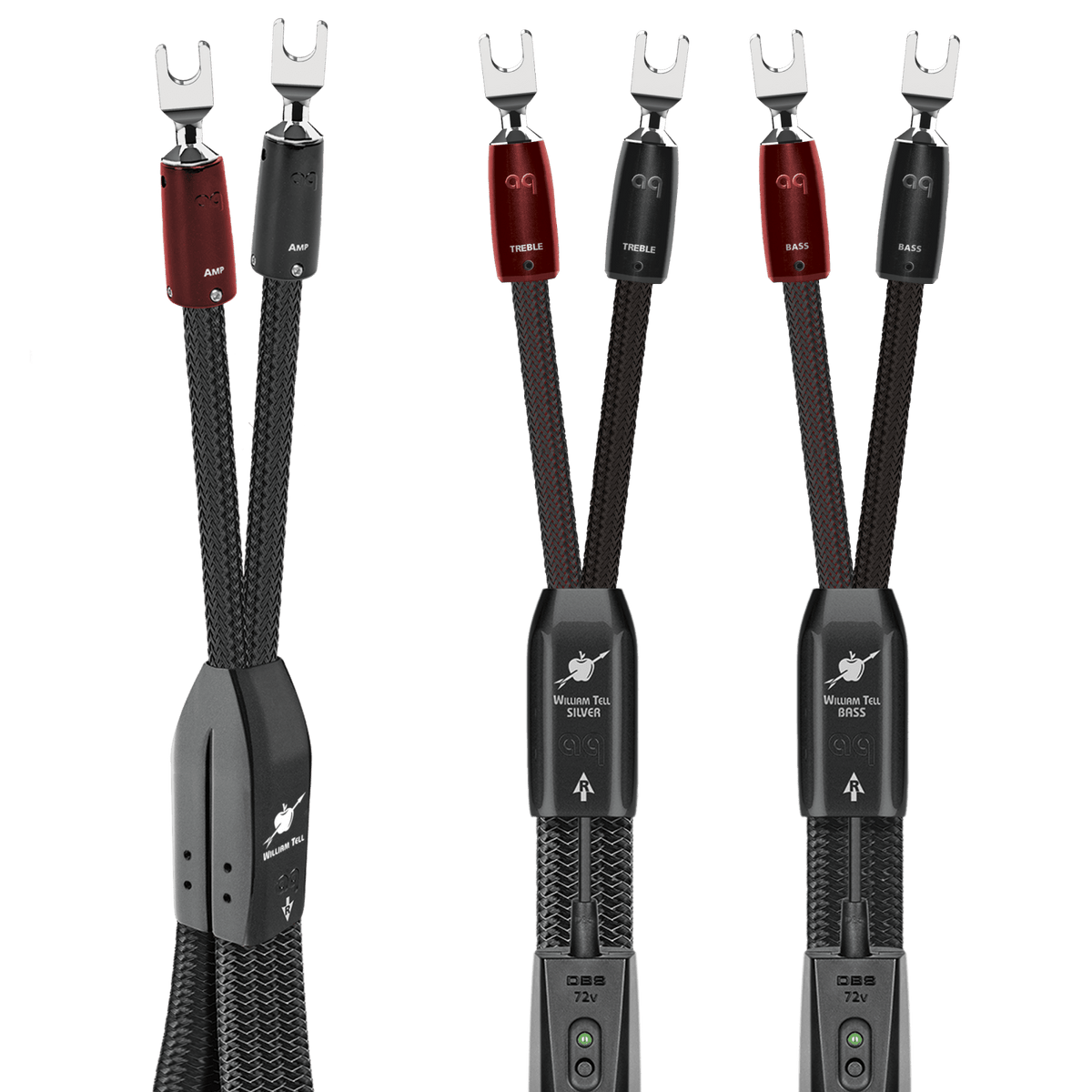 AudioQuest William Tell SILVER BiWire COMBO Speaker Cable w