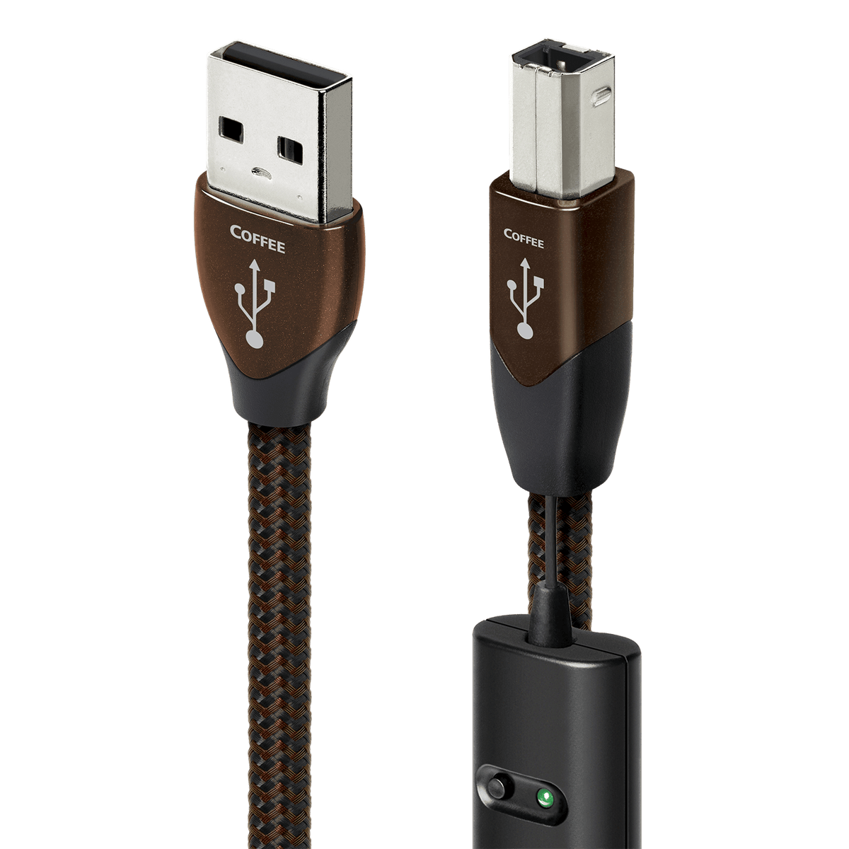 AudioQuest 0.75m Coffee USB-A > B High-Definition Audio Cable