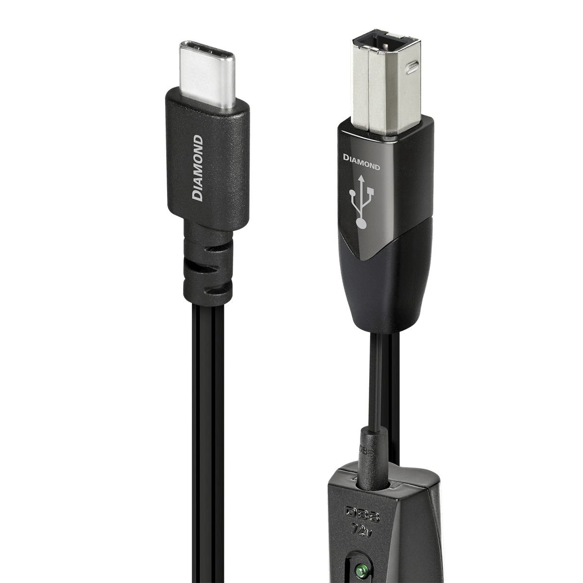 AudioQuest 0.75m Diamond USB-C > B High-Definition Audio Cable AudioQuest 0.75m Diamond USB-C > B High-Definition Audio Cable
