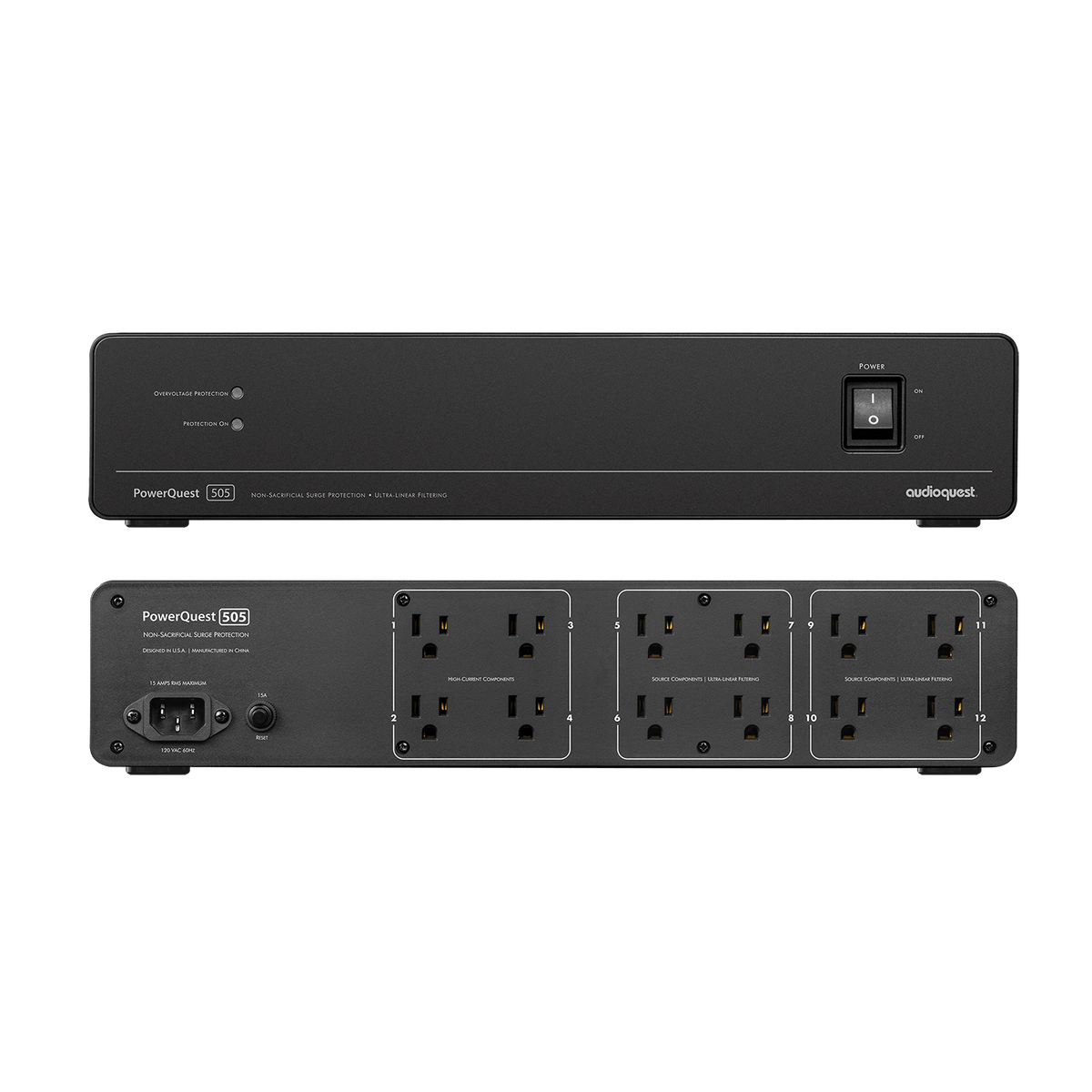 AudioQuest Refurbished PowerQuest 505 12-Outlet Power Conditioner