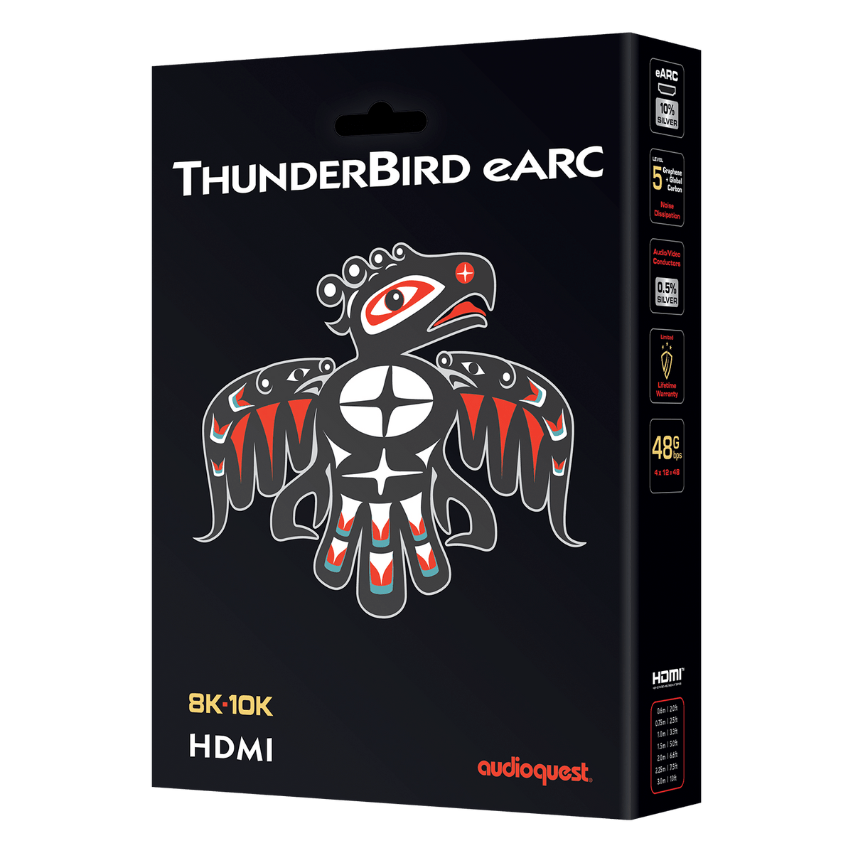 AudioQuest ThunderBird eARC Priority - HDM48TBIRDEP075 0.75 m = 2 ft 6 in