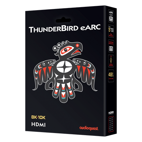 AudioQuest ThunderBird eARC Priority - HDM48TBIRDEP075 0.75 m = 2 ft 6 in