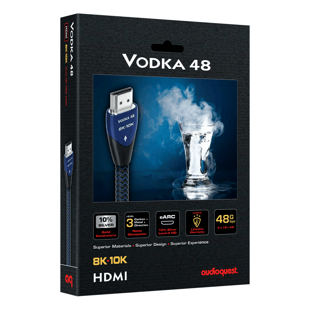 AudioQuest Vodka 48 - HDM48VOD075 0.75 m = 2 ft 6 in