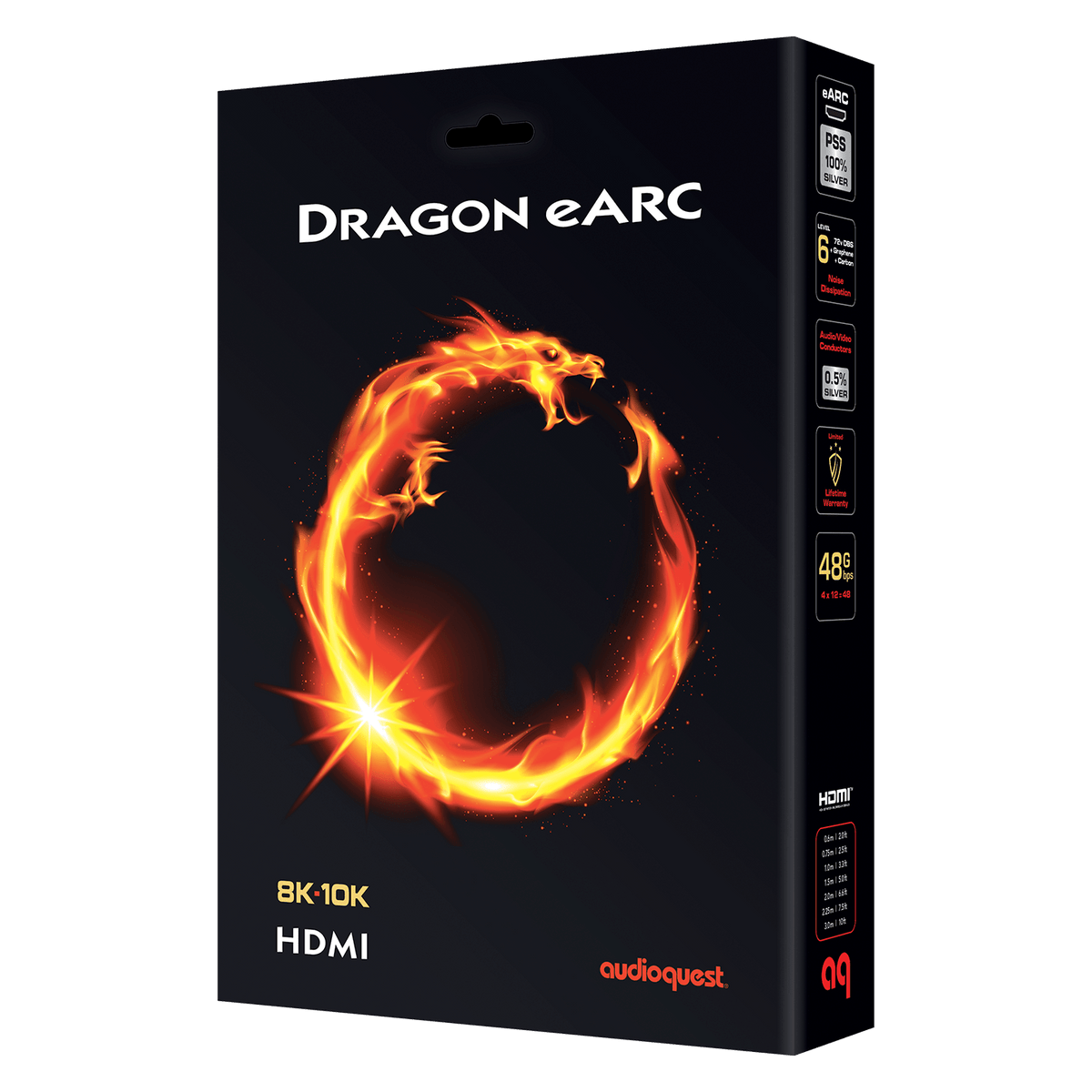AudioQuest Dragon eARC Priority - HDM48DRAEP075 0.75 m = 2 ft 6 in