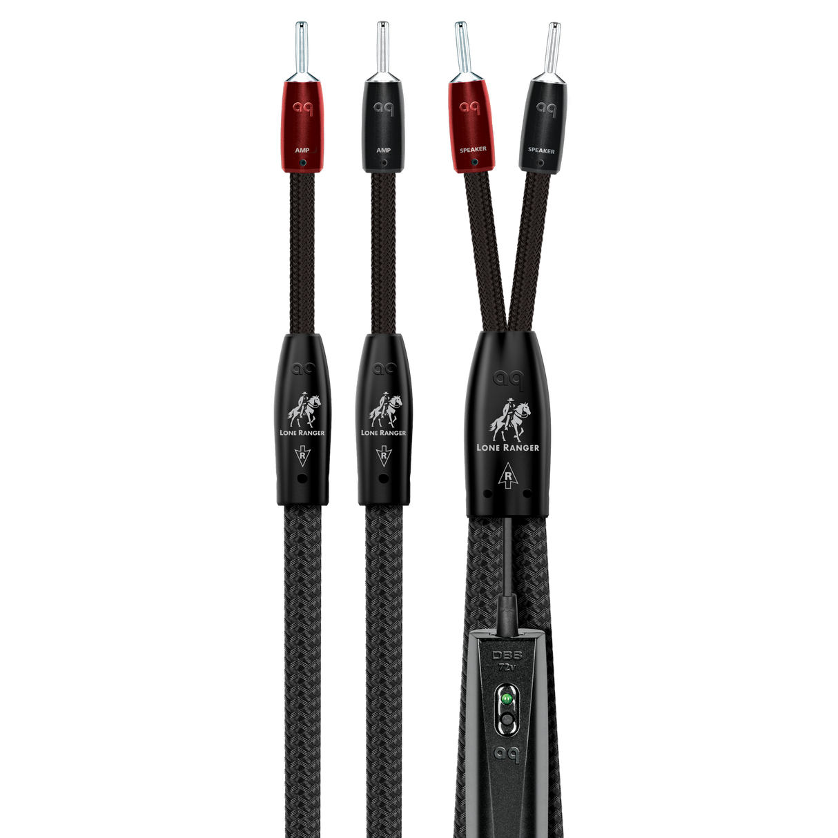 Lone Ranger full-range speaker cable with banana connectors