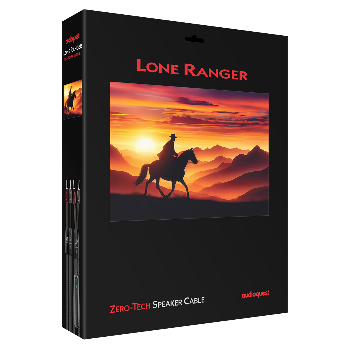 Lone Ranger full-range speaker cable packaging 3D view