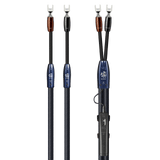 AudioQuest Athena - ATHENA6BS 6 ft = 1.83 m Pair 2 x Male Banana > 2 x Male Banana - Silver
