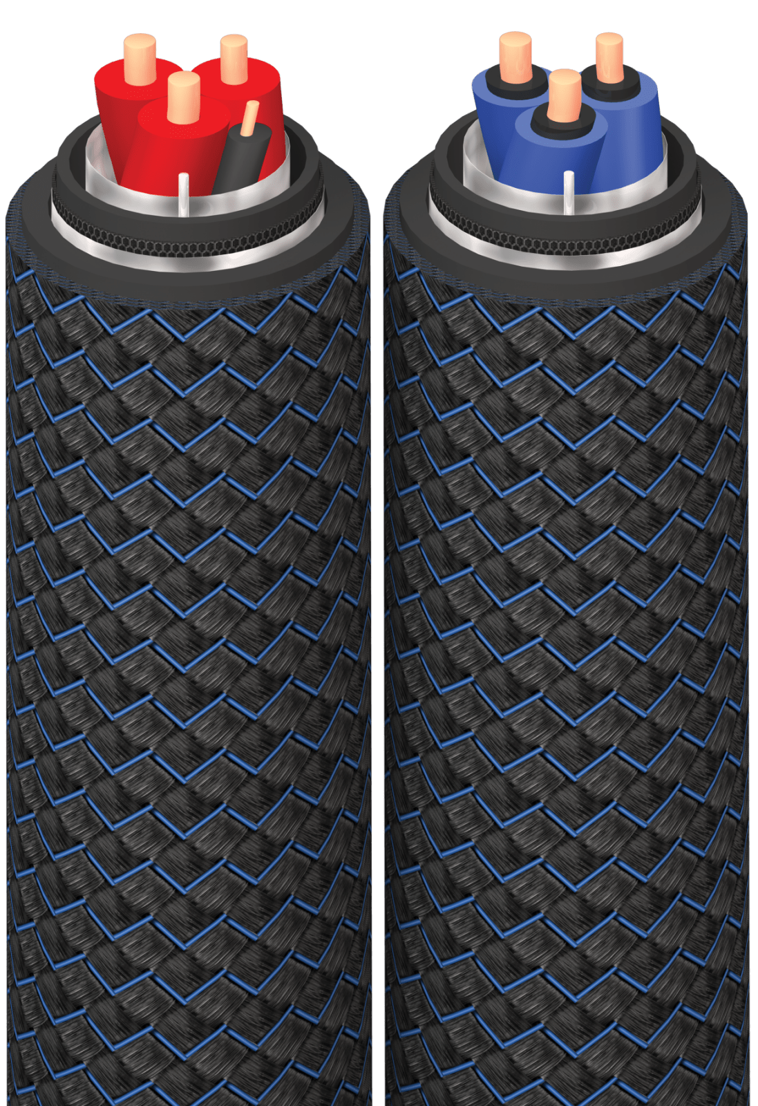 AudioQuest Athena - ATHENA6BS 6 ft = 1.83 m Pair 2 x Male Banana > 2 x Male Banana - Silver