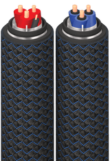 AudioQuest Athena - ATHENA6BS 6 ft = 1.83 m Pair 2 x Male Banana > 2 x Male Banana - Silver