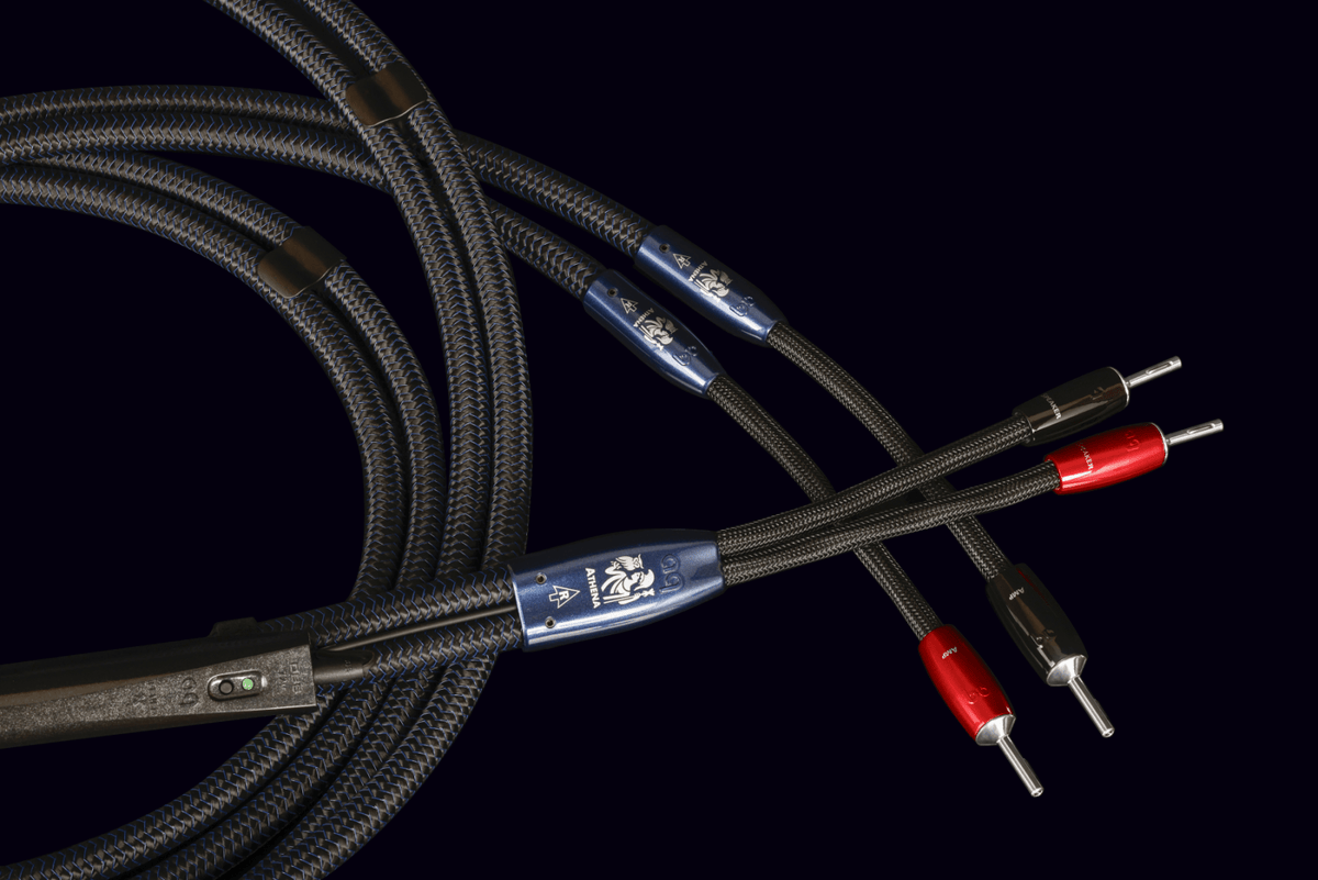 AudioQuest Athena - ATHENA6BS 6 ft = 1.83 m Pair 2 x Male Banana > 2 x Male Banana - Silver