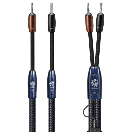 AudioQuest Athena - ATHENA6BS 6 ft = 1.83 m Pair 2 x Male Banana > 2 x Male Banana - Silver