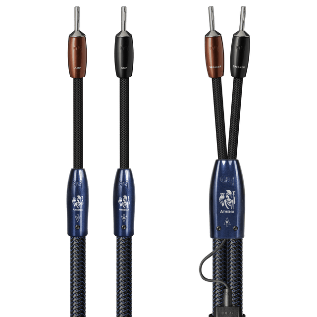 AudioQuest Athena - ATHENA6BS 6 ft = 1.83 m Pair 2 x Male Banana > 2 x Male Banana - Silver
