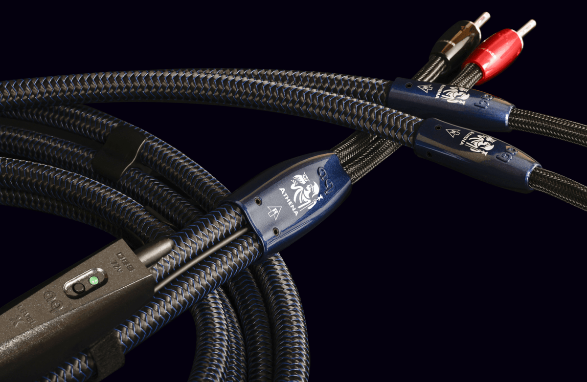 AudioQuest Athena - ATHENA6BS 6 ft = 1.83 m Pair 2 x Male Banana > 2 x Male Banana - Silver