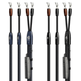 AudioQuest Athena + BigFoot BiWire Combo - ATHBFCOMBO04BS 4 m = 13.25 ft Pair 2 x Male Banana > 4 x Male Banana - Silver