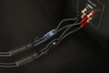 AudioQuest Athena + BigFoot BiWire Combo - ATHBFCOMBO04BS 4 m = 13.25 ft Pair 2 x Male Banana > 4 x Male Banana - Silver