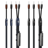 AudioQuest Athena + BigFoot BiWire Combo - ATHBFCOMBO04BS 4 m = 13.25 ft Pair 2 x Male Banana > 4 x Male Banana - Silver