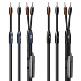 AudioQuest Athena + BigFoot BiWire Combo - ATHBFCOMBO04BS 4 m = 13.25 ft Pair 2 x Male Banana > 4 x Male Banana - Silver