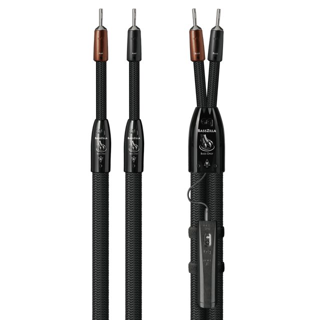 AudioQuest BassZilla - BZILLA6SS 6 ft = 1.83 m Pair 2 x Male U-Spade > 2 x Male U-Spade - Silver