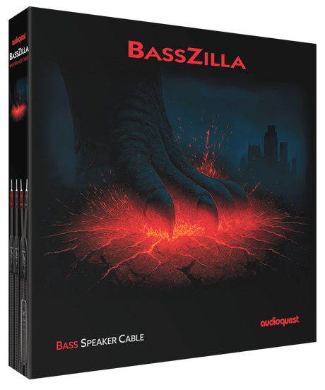 AudioQuest BassZilla - BZILLA6SS 6 ft = 1.83 m Pair 2 x Male U-Spade > 2 x Male U-Spade - Silver