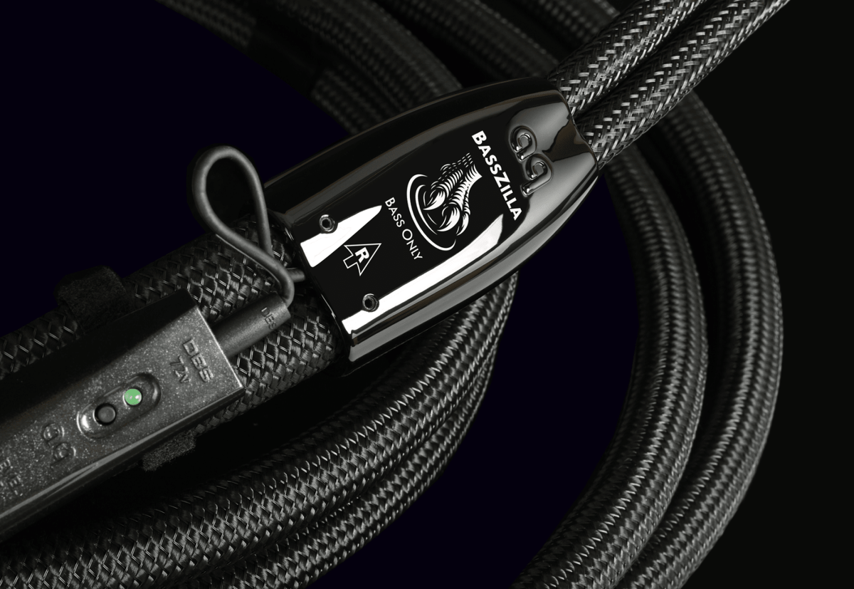 AudioQuest BassZilla - BZILLA6SS 6 ft = 1.83 m Pair 2 x Male U-Spade > 2 x Male U-Spade - Silver