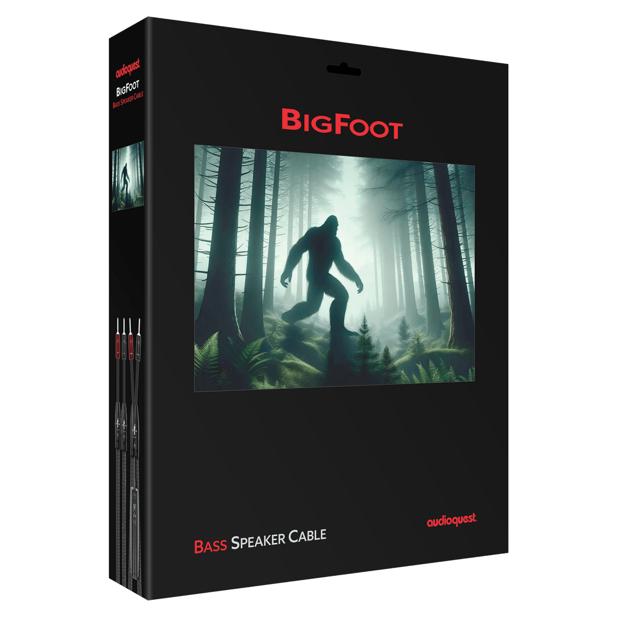 AudioQuest BigFoot BASS - BFOOT1.5BS 1.5 m = 4 ft 11 in 2 x Bananas > 2 x Bananas