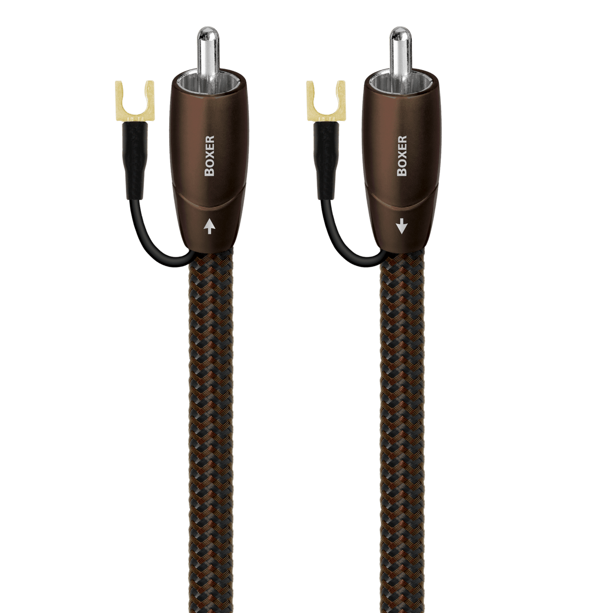 AudioQuest Boxer RCA 超低音訊號線 端子細節