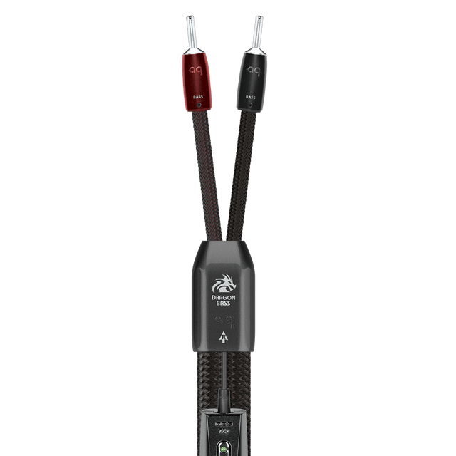 AudioQuest Dragon BASS - DRAGONBASS8SU 8 ft = 2.4 m Pair 2 x U - Spades > 2 x U - Spades