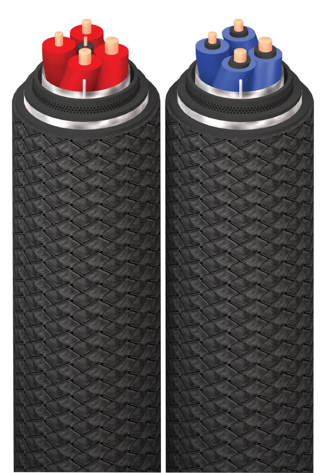 AudioQuest Dragon XTRM Full-Range - DRAGONXTRM10SSM 10 ft = 35 m Single 2 x Male Multi-Spade > 2 x Male Multi-Spade - Silver