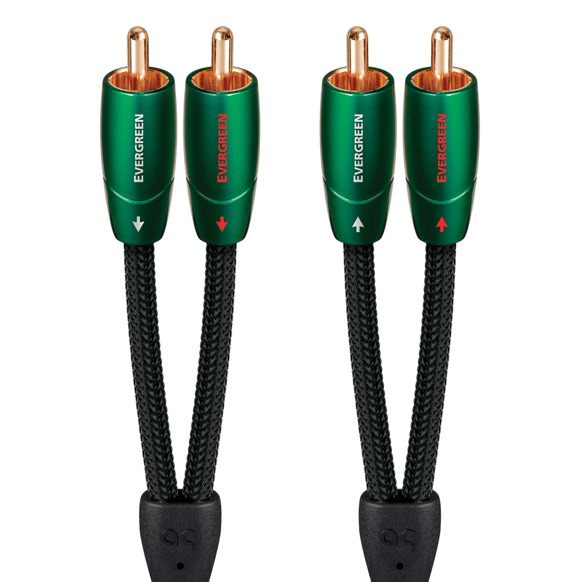 AudioQuest Recertified 0.6m Evergreen RCA > RCA Audio Interconnect ...