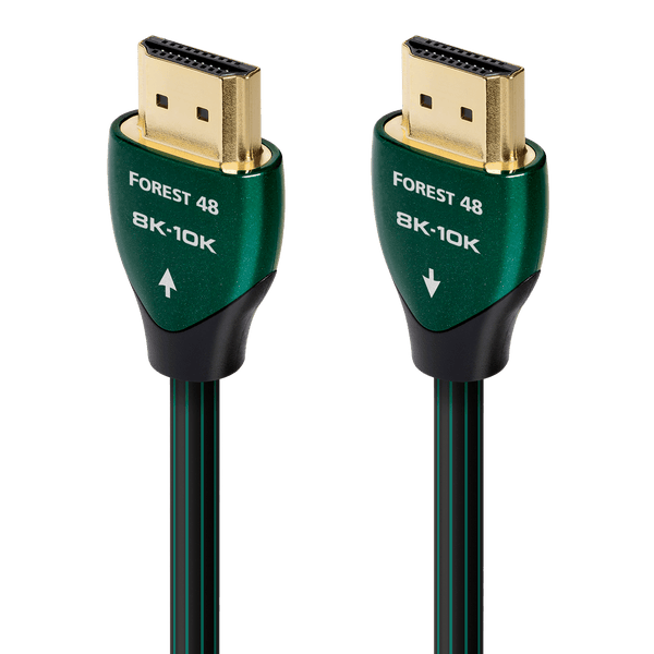 AudioQuest HDMIケーブル ブラック THU48G/1M AudioQuest Refurbished 0.75m Forest 48 2.1 HDMI Cable - 8K/10K