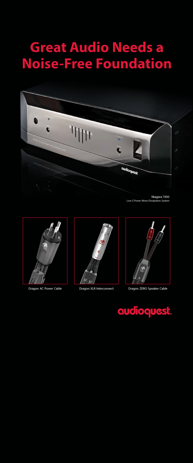 AudioQuest Great Audio Needs a Noise - Free Foundation - NFFOUNDPUB33X79
