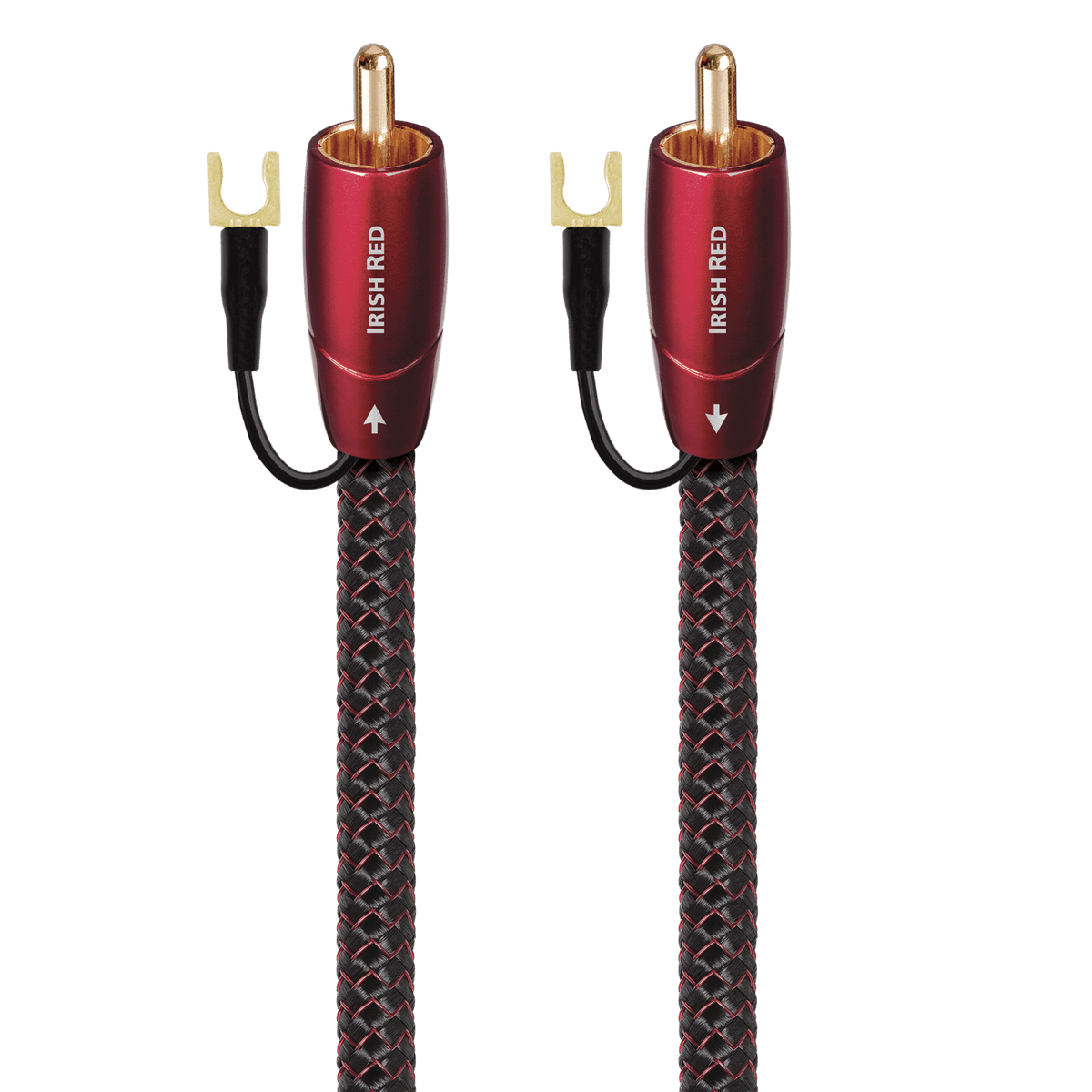 AudioQuest Irish Red RCA 超低音訊號線 端子細節