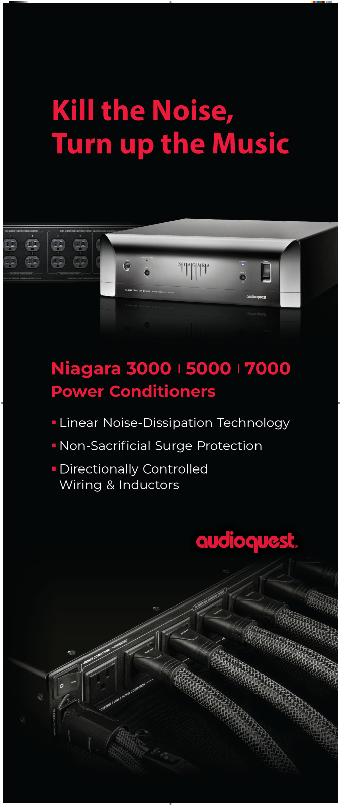 AudioQuest Kill the Noise, Turn up the Music - KILLNOISE33X80
