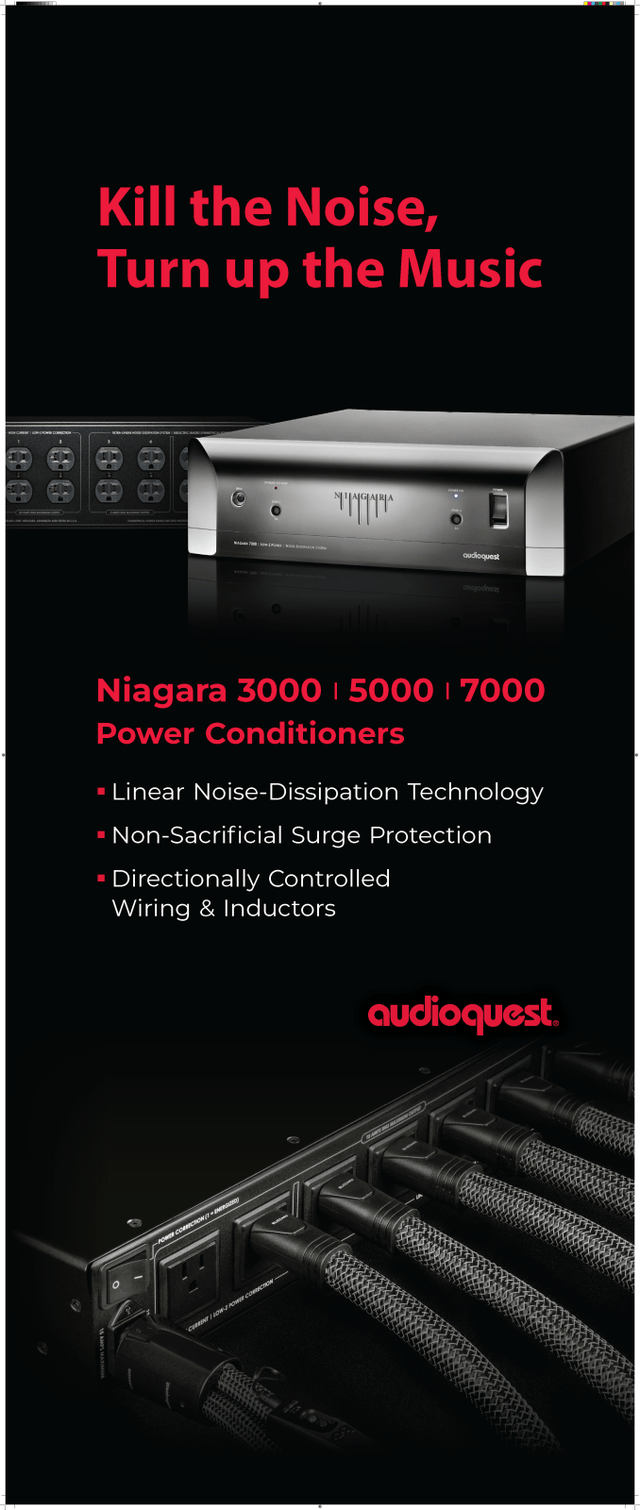 AudioQuest Kill the Noise, Turn up the Music - KILLNOISE33X80