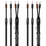 AudioQuest Lone Ranger + BigFoot BiWire Combo - LRBFCOMBO01.5S 1.5 m = 5.25 ft Pair 2 x Male Multi-Spade > 4 x Male Multi-Spade - Silver
