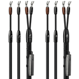 AudioQuest Lone Ranger + BigFoot BiWire Combo - LRBFCOMBO02S 2 m = 6.75 ft Pair 2 x Male Multi-Spade > 4 x Male Multi-Spade - Silver