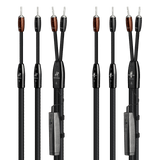 AudioQuest Lone Ranger + BigFoot BiWire Combo - LRBFCOMBO02S 2 m = 6.75 ft Pair 2 x Male Multi-Spade > 4 x Male Multi-Spade - Silver